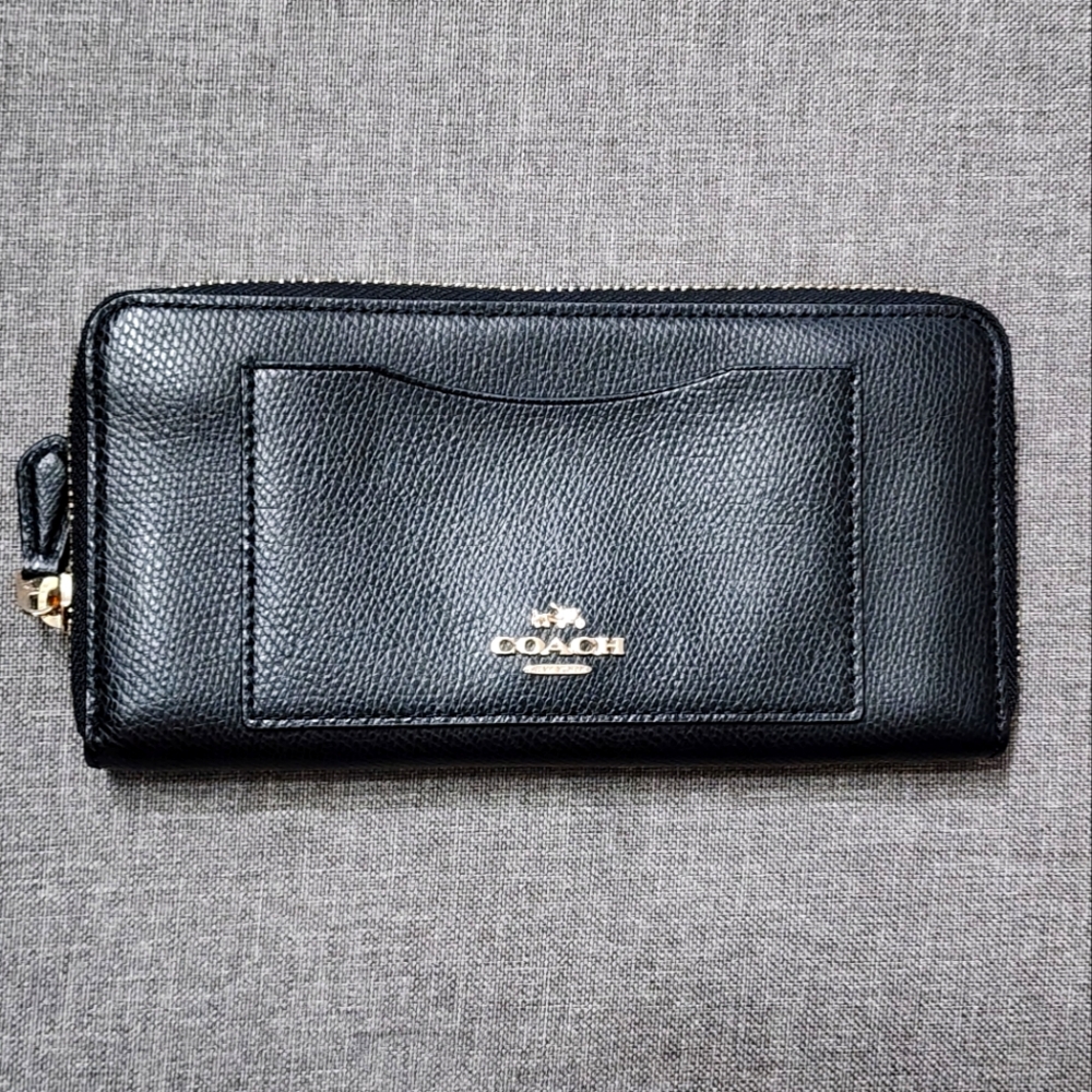 Coach Black Leather Wallet